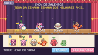 O Show de Talentos: uma banda de pets no palco, cada um com seu instrumento, pronta para tocar